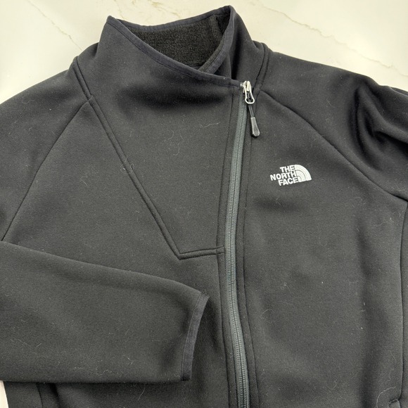 The North Face Jackets & Blazers - The North Face Womens Medium Arcata Jacket Black Asymmetrical‎ Full Zip